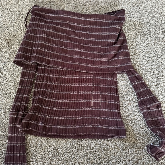 NWOT Free People Snowbunny Off The Shoulder Top - Size XS - Picture 4 of 4